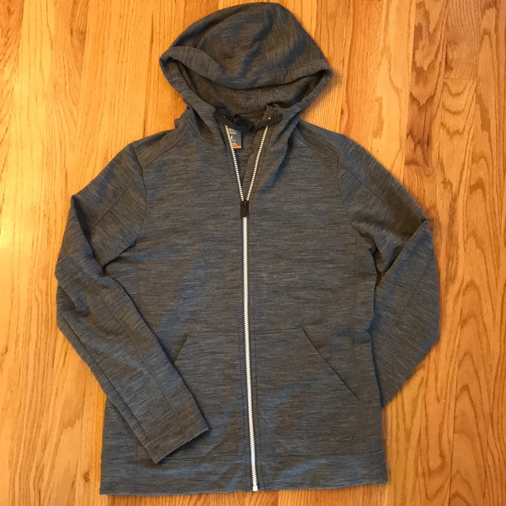 Icebreaker merino wool hoodie grey size M